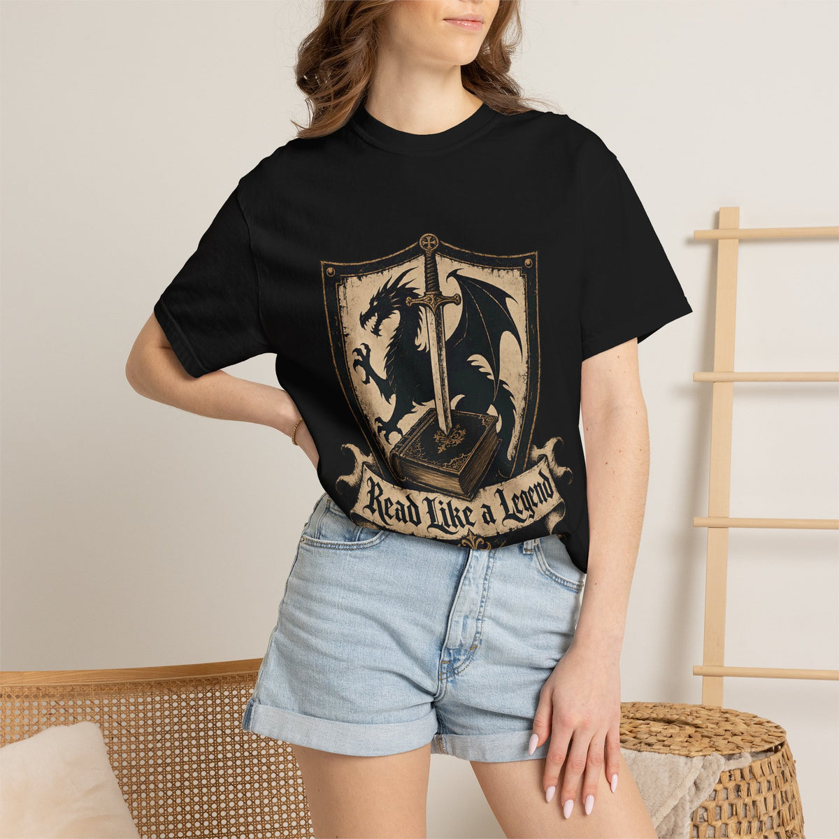 Read Like a Legend Romantasy Reader T-Shirt