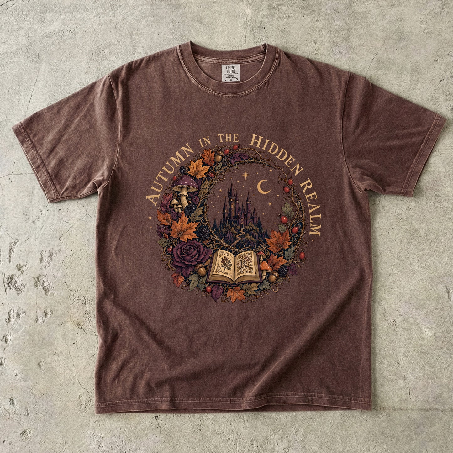 Autumn in the Hidden Realm Romantasy Reader T-Shirt