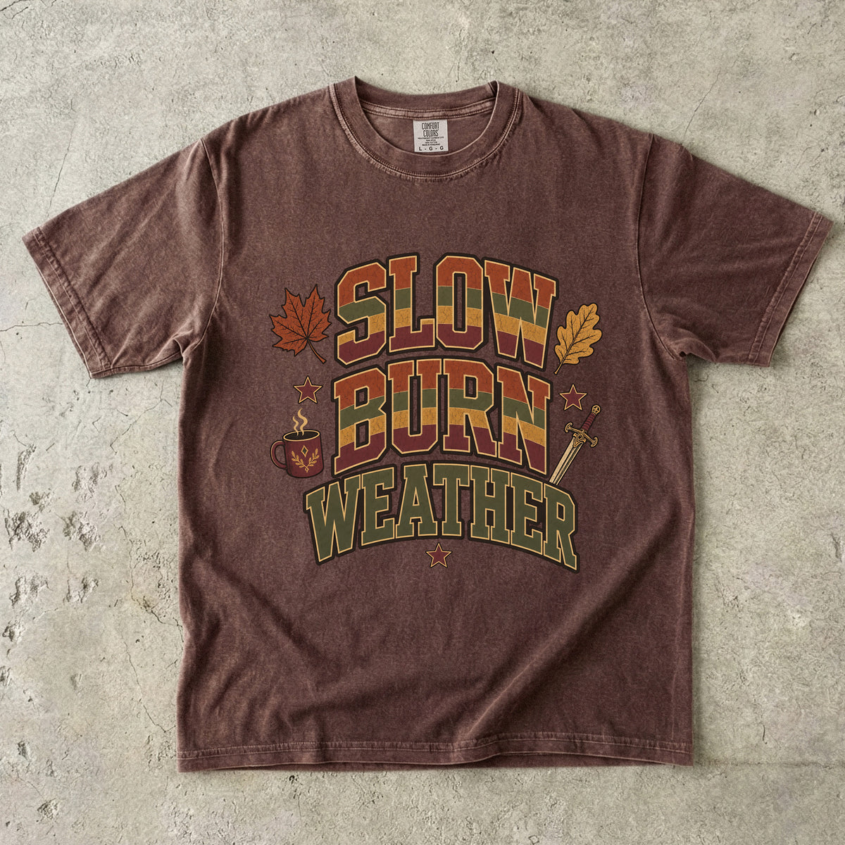 Slow Burn Weather Romantasy Reader T-Shirt