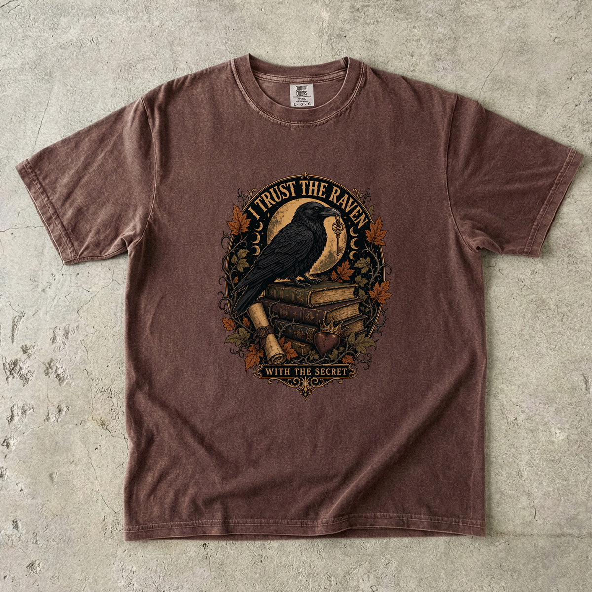 I Trust the Raven With the Secret Romantasy Reader T-Shirt