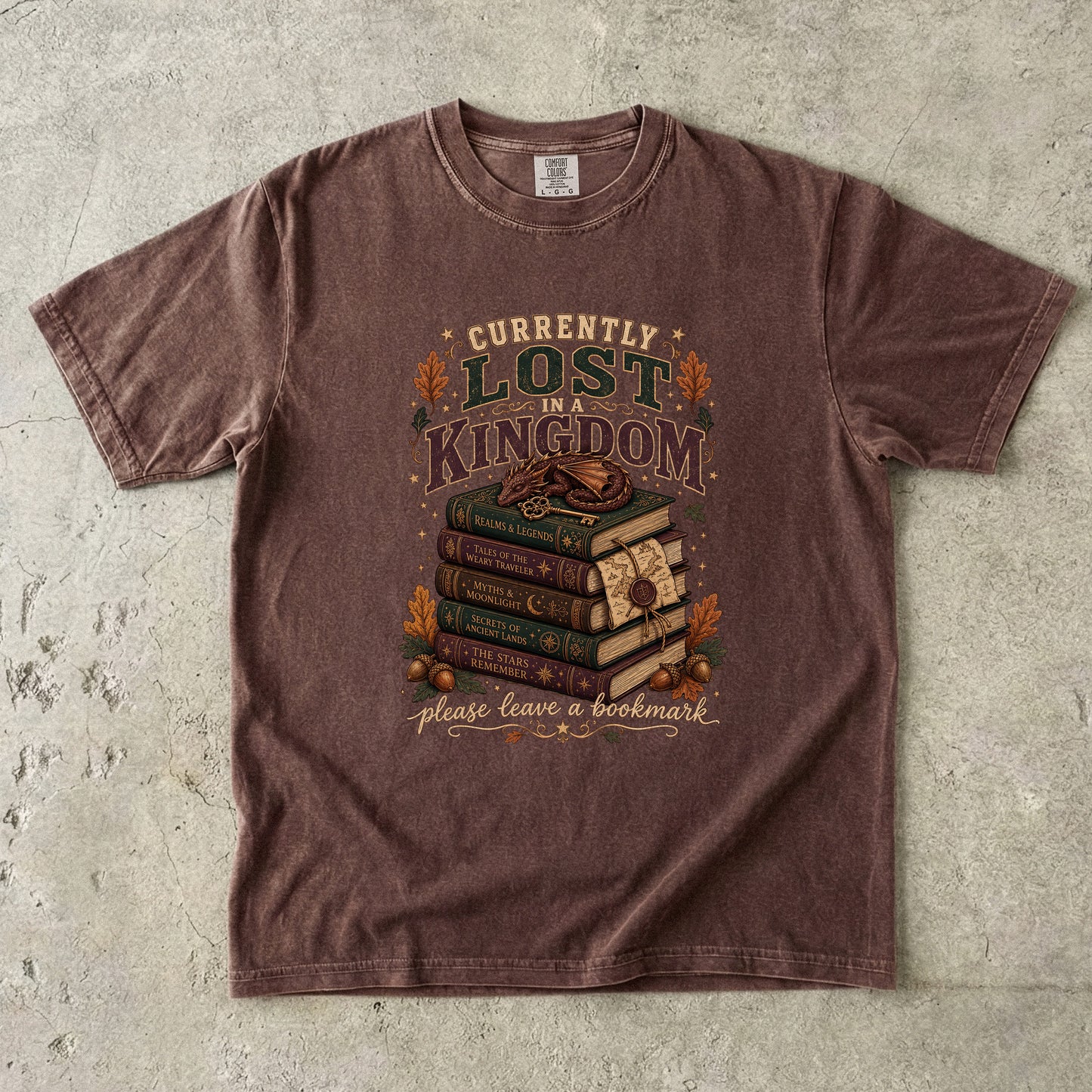 Currently Lost in a Kingdom T-Shirt for Romantasy Readers