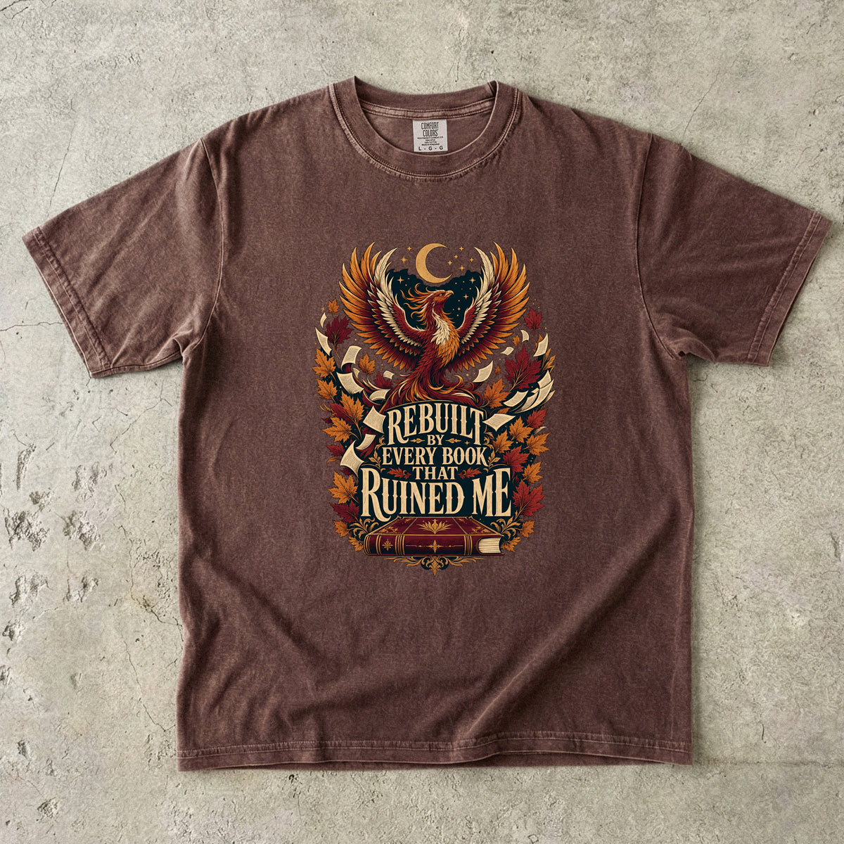 Rebuilt by Every Book That Ruined Me Romantasy Reader T-Shirt
