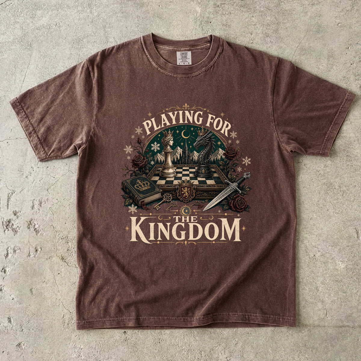 Playing for the Kingdom Romantasy Reader T-Shirt