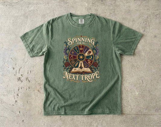 Spinning for My Next Trope Romantasy Reader T-Shirt