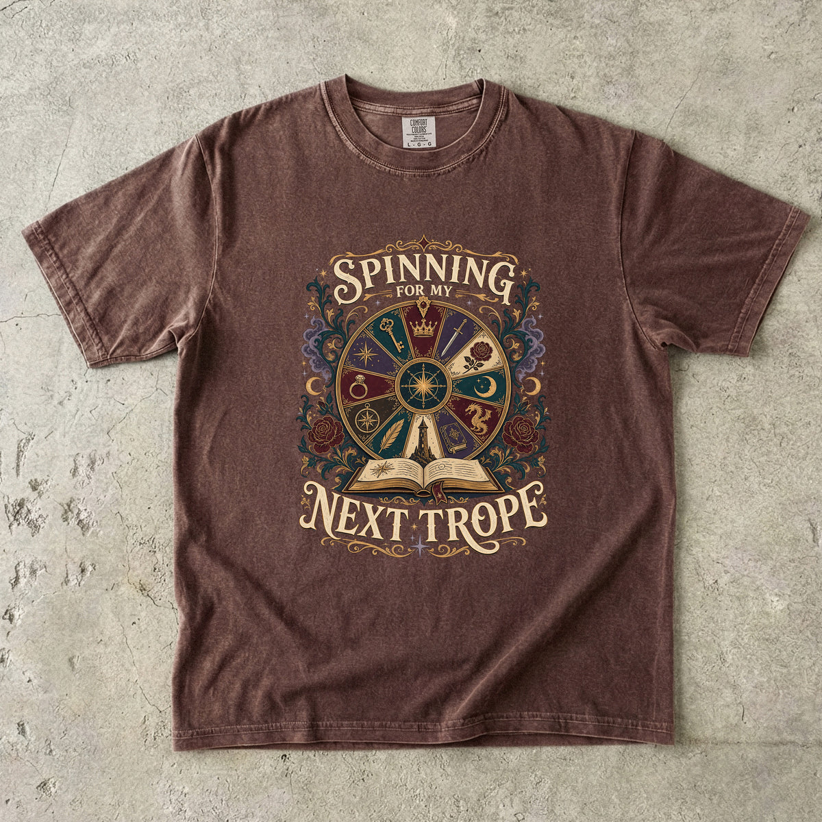 Spinning for My Next Trope Romantasy Reader T-Shirt
