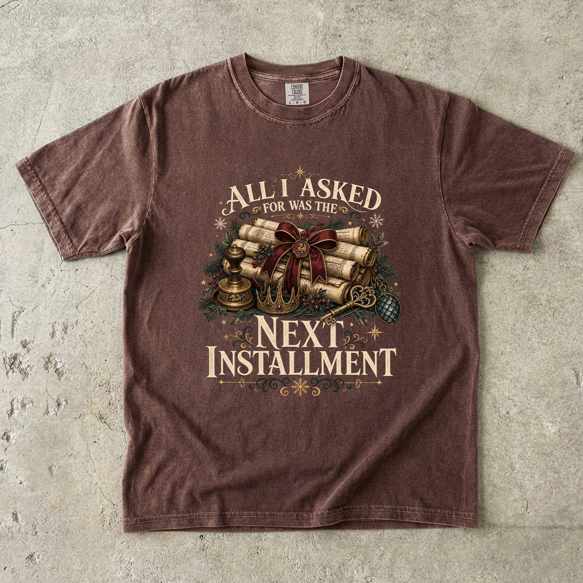 All I Asked For Was the Next Installment Romantasy Reader T-Shirt
