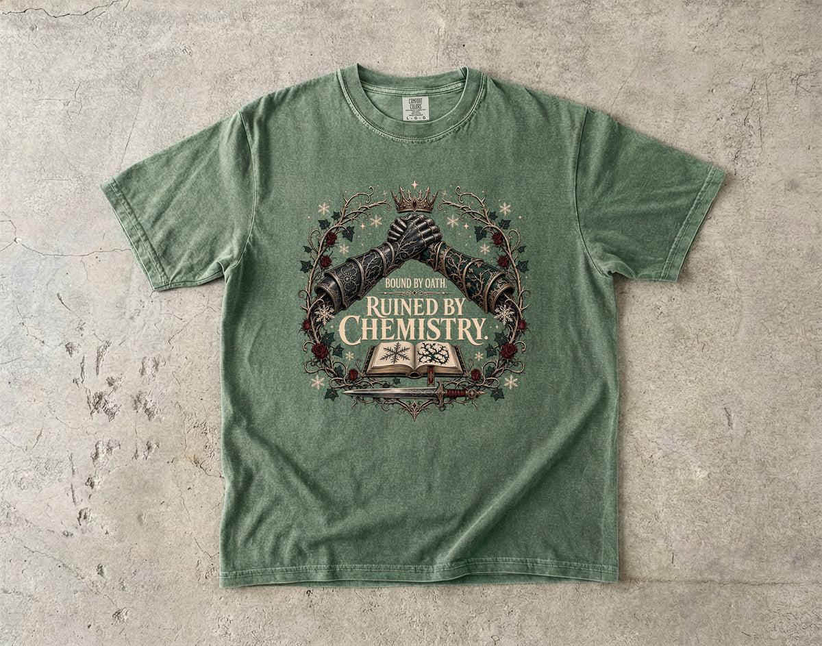 Bound by Oath, Ruined by Chemistry Romantasy Reader T-Shirt