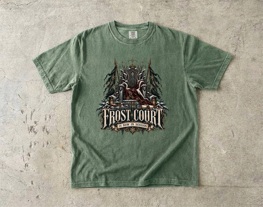 The Frost Court Is Now in Session Romantasy Reader T-Shirt