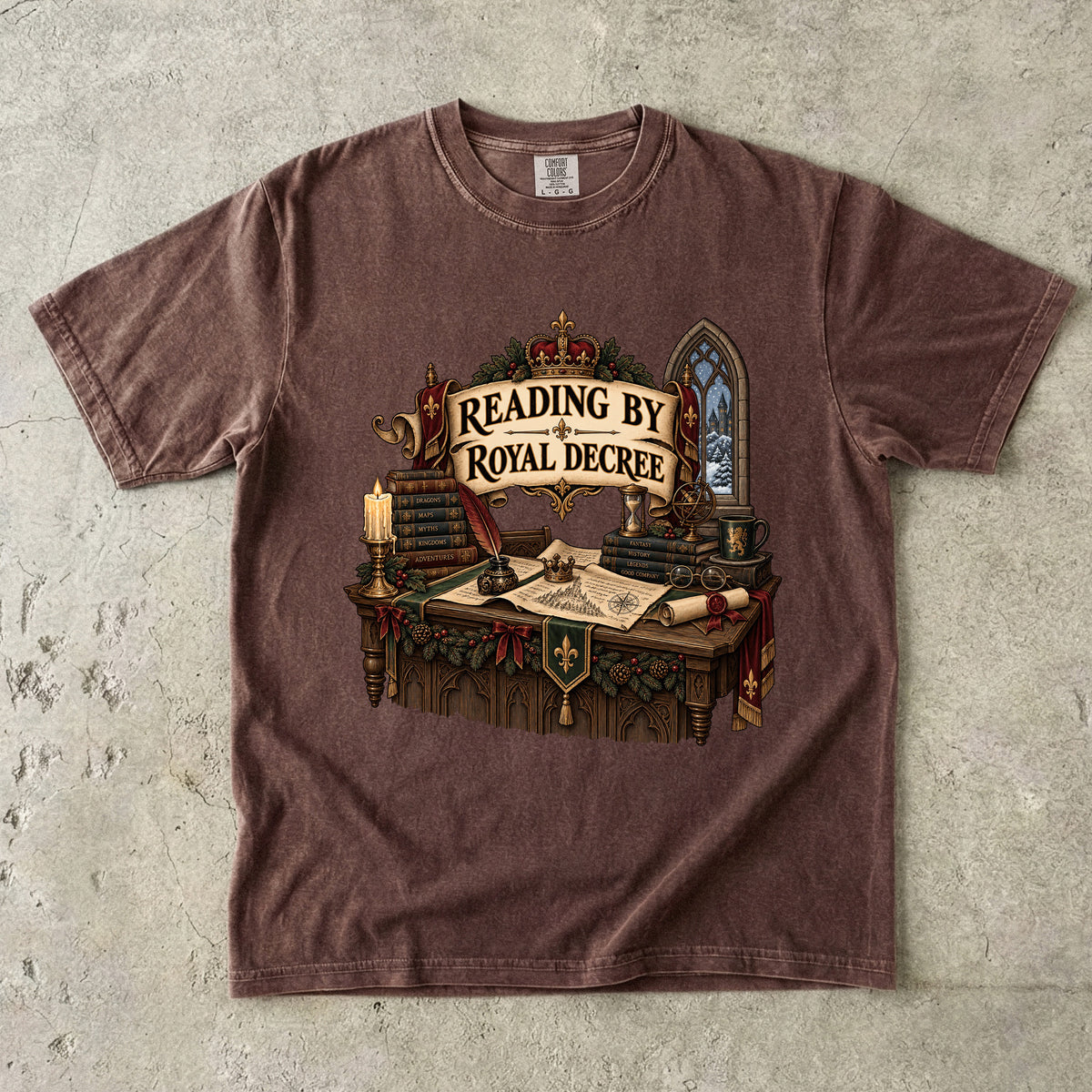 Reading by Royal Decree Romantasy Reader T-Shirt