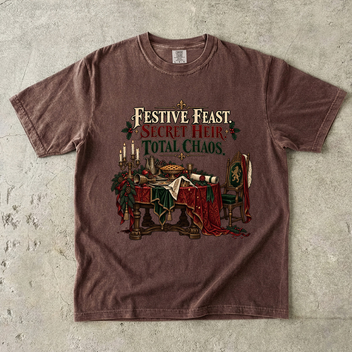 Festive Feast, Secret Heir, Total Chaos Romantasy Reader T-Shirt