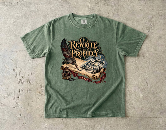 Rewrite the Prophecy Romantasy Reader T-Shirt
