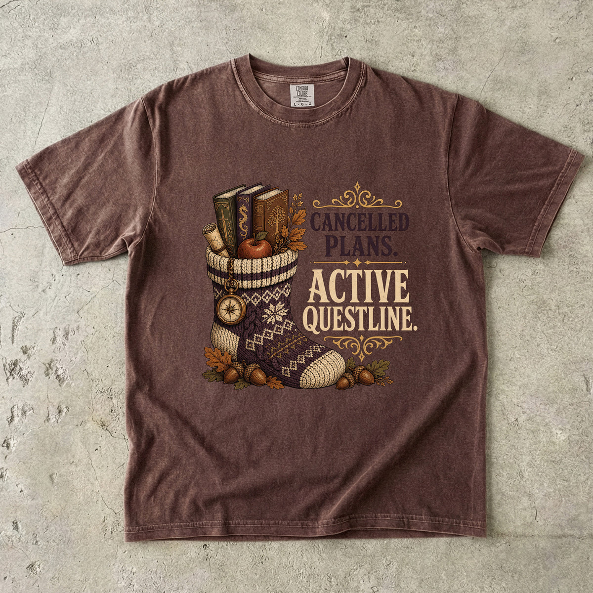 Cancelled Plans, Active Questline Romantasy Reader T-Shirt