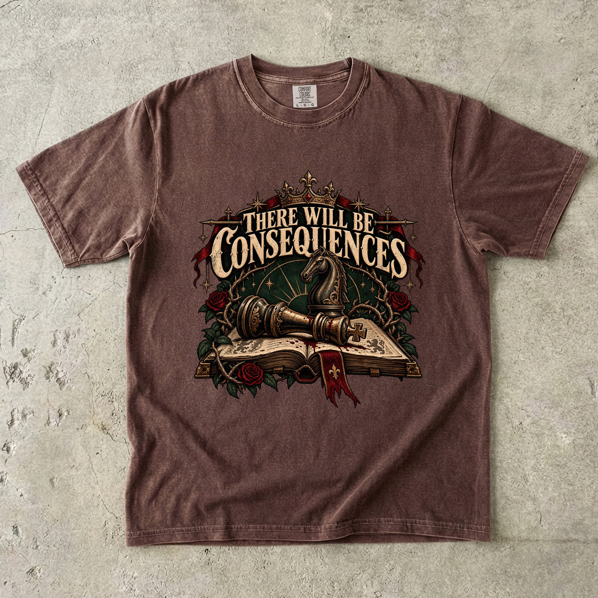 There Will Be Consequences Romantasy Reader T-Shirt