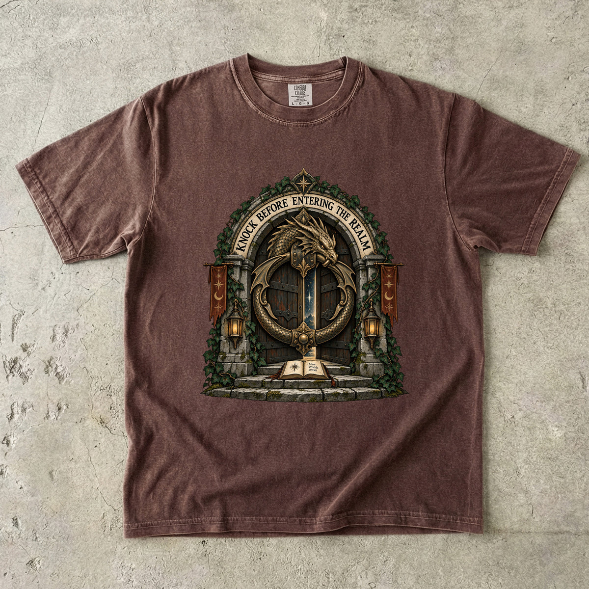 Knock Before Entering the Realm Romantasy Reader T-Shirt
