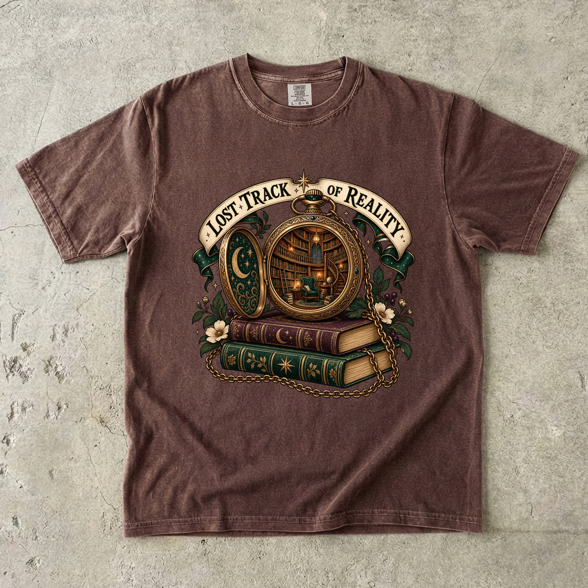 Lost Track of Reality Romantasy Reader T-Shirt