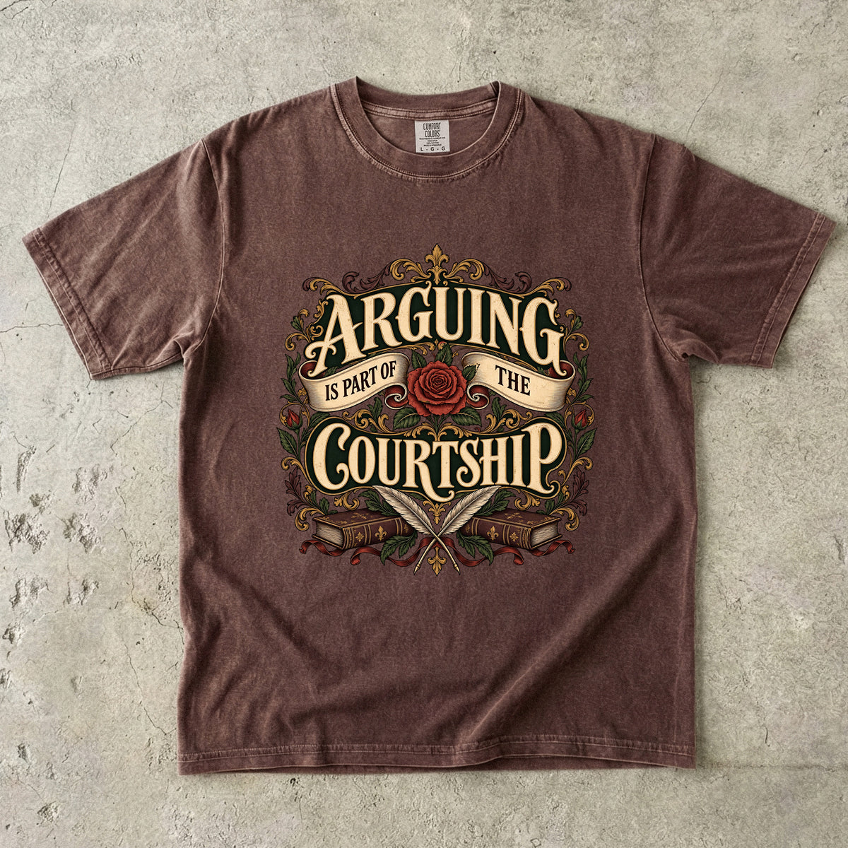 Arguing Is Part of the Courtship Romantasy Reader T-Shirt