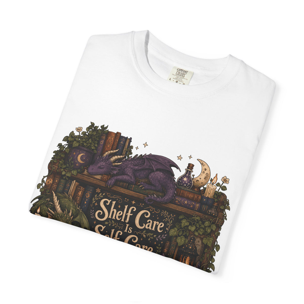 Shelf Care is Self Care Romantasy Reader T-Shirt