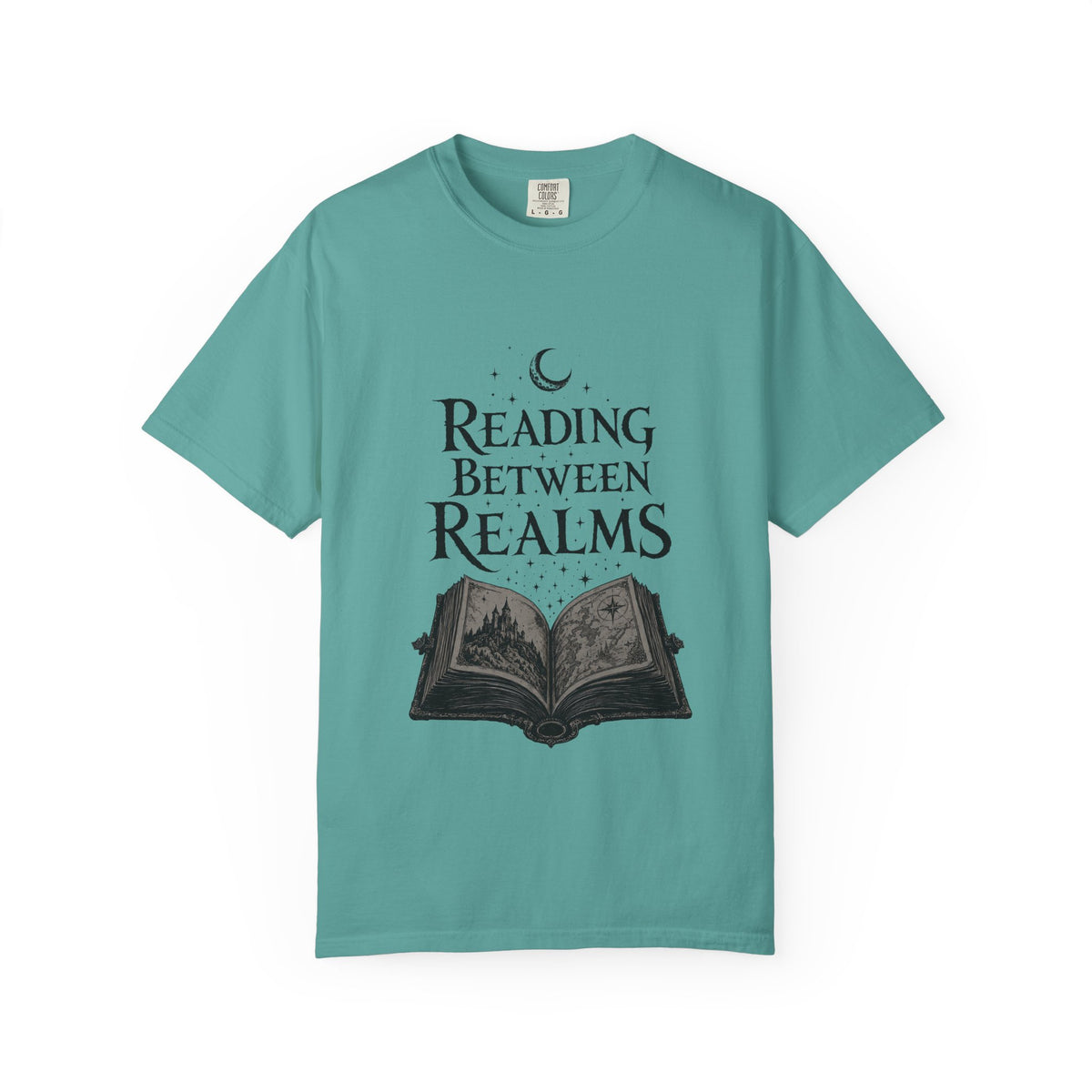 Reading Between Realms Romantasy Reader T-Shirt