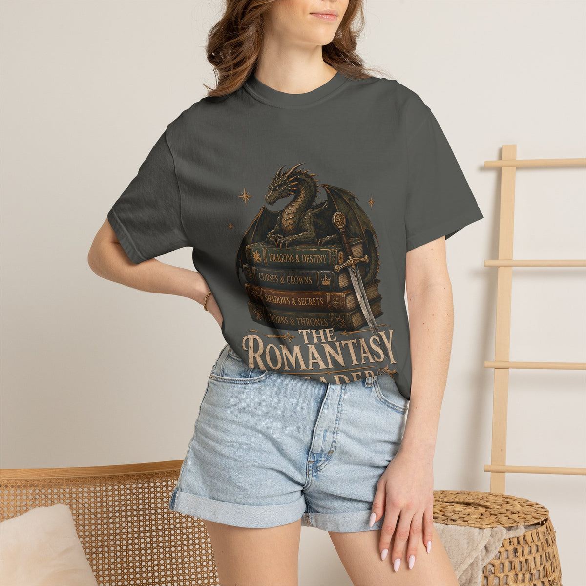 Dragon Romantasy Reader T-Shirt