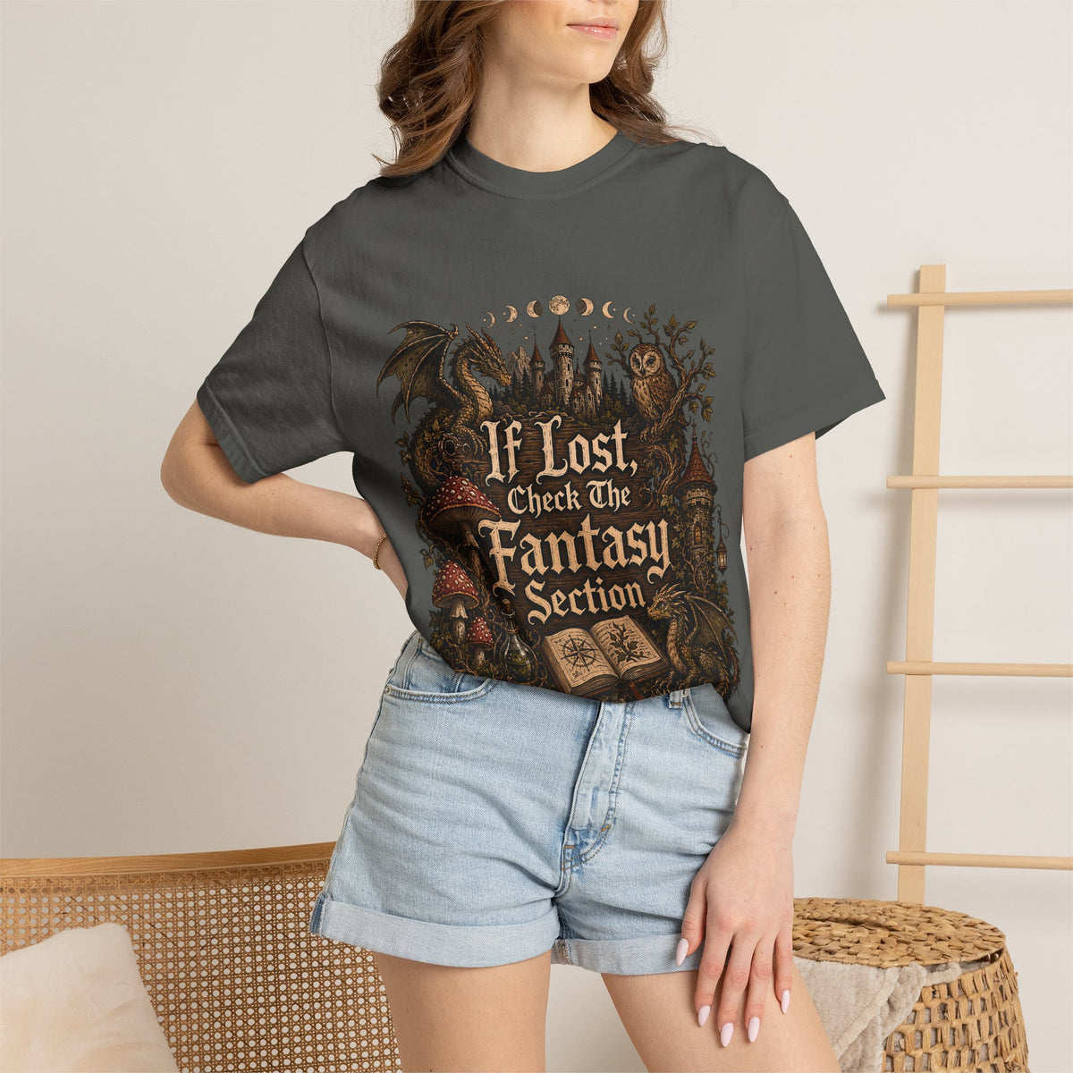 Lost Fantasy Romantasy Reader T-Shirt