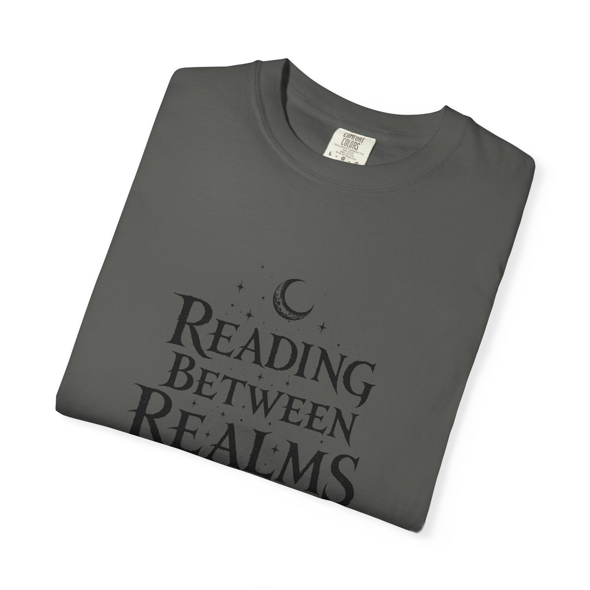 Reading Between Realms Romantasy Reader T-Shirt