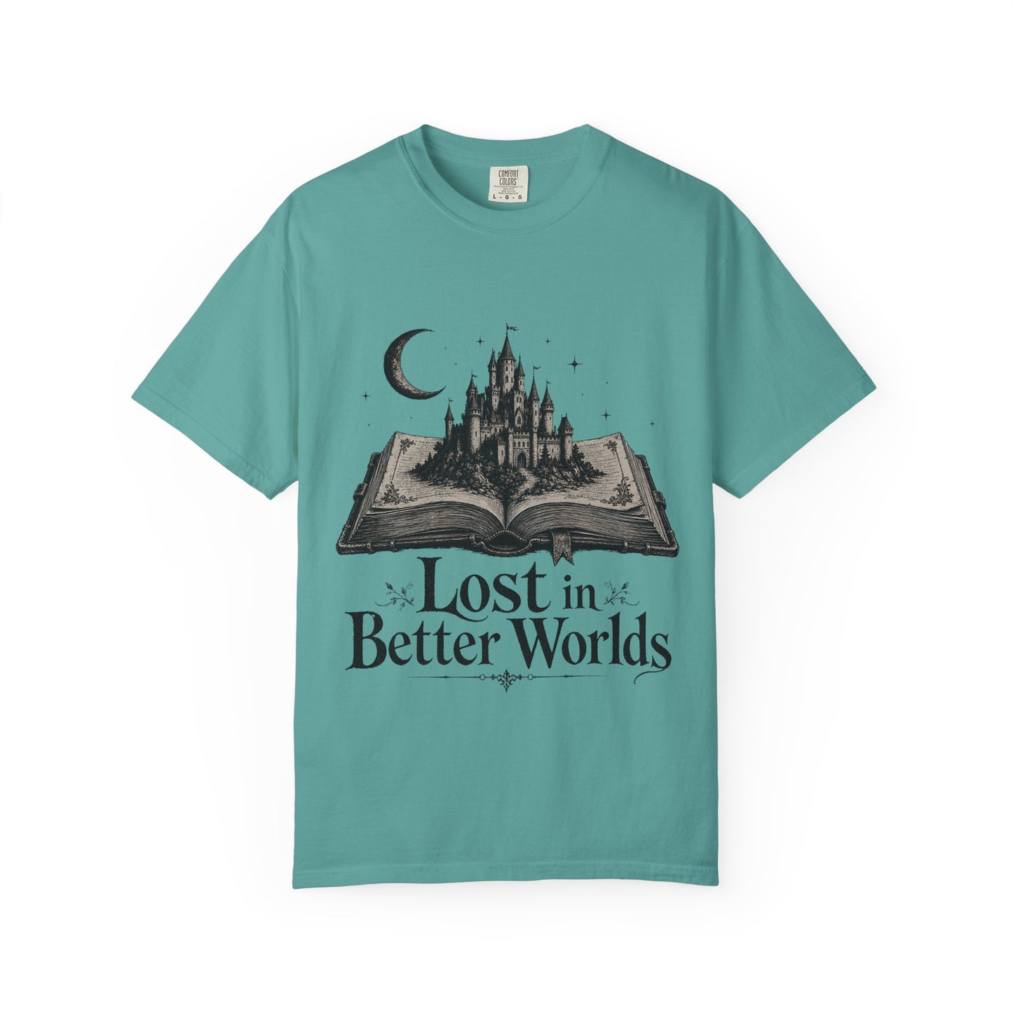 Lost in Better Worlds Romantasy Reader T-Shirt