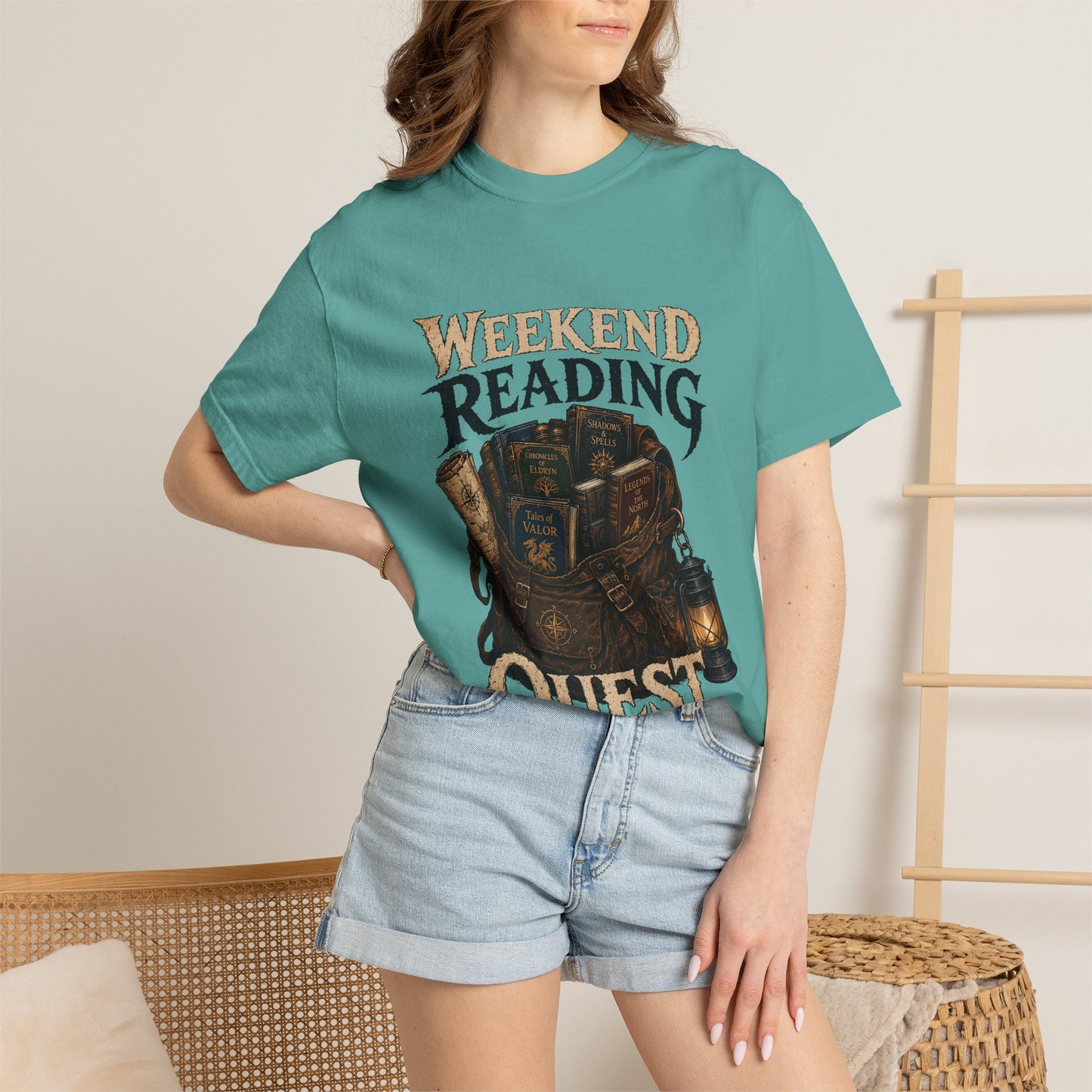 Weekend Reading Quest Romantasy Reader T-Shirt