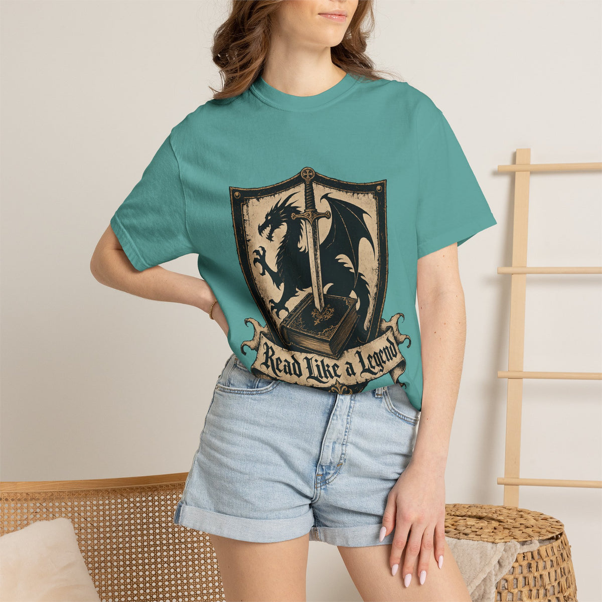 Read Like a Legend Romantasy Reader T-Shirt