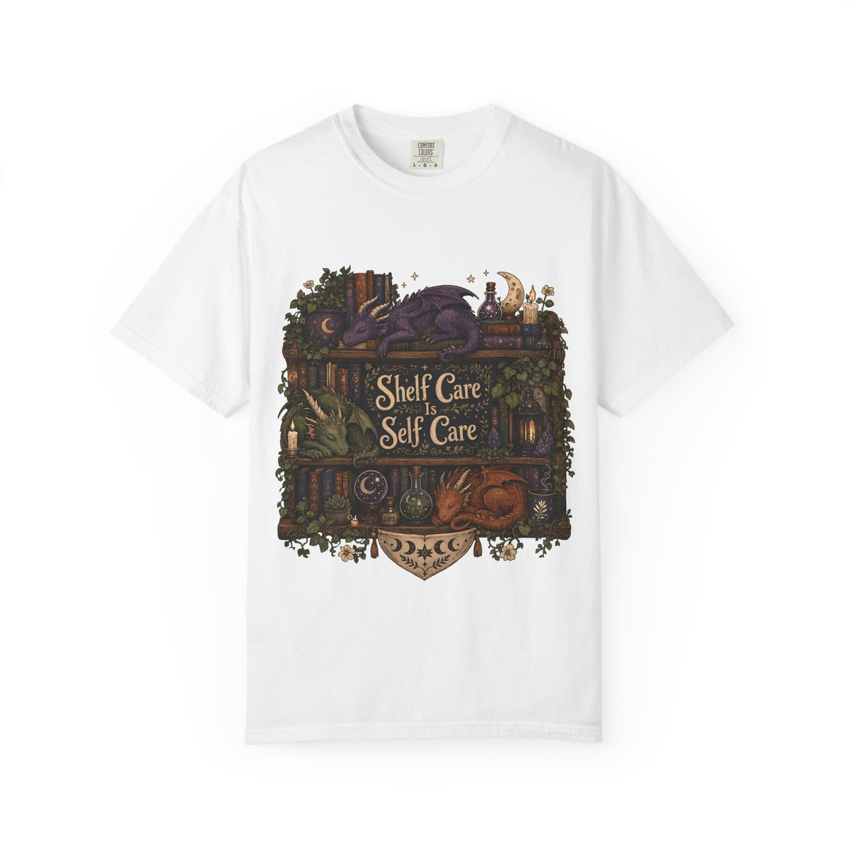 Shelf Care is Self Care Romantasy Reader T-Shirt