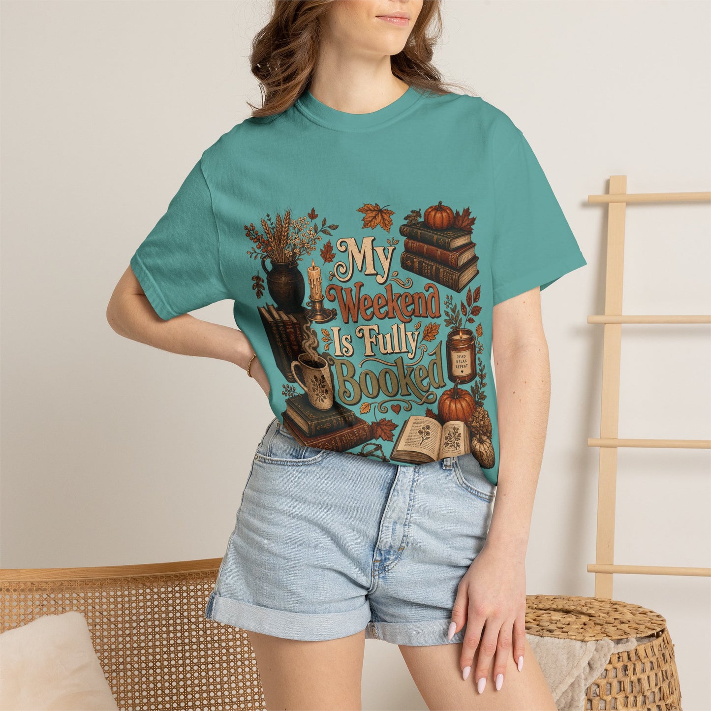 Fall Weekend Fully Booked Romantasy Reader T-Shirt