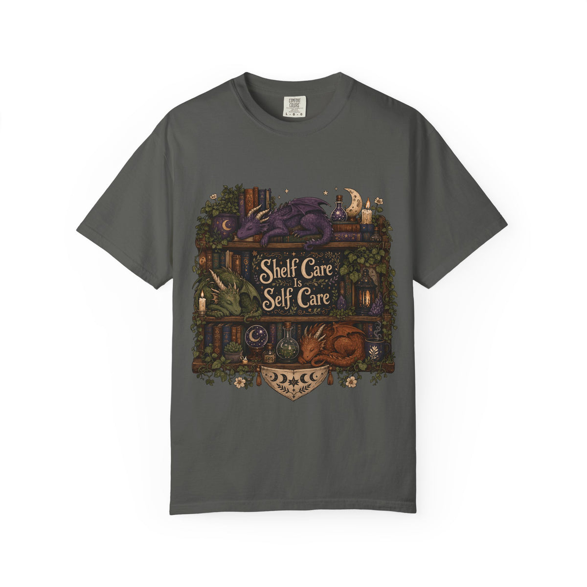 Shelf Care is Self Care Romantasy Reader T-Shirt