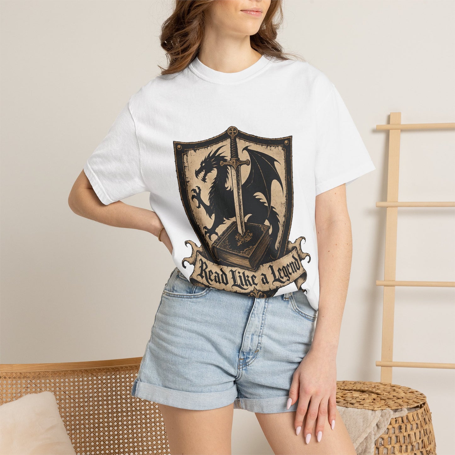 Read Like a Legend Romantasy Reader T-Shirt