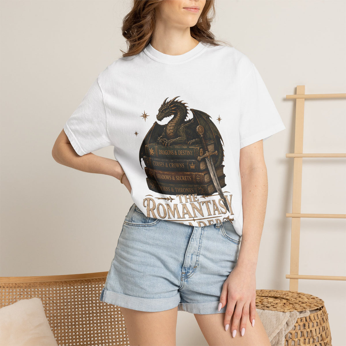 Dragon Romantasy Reader T-Shirt