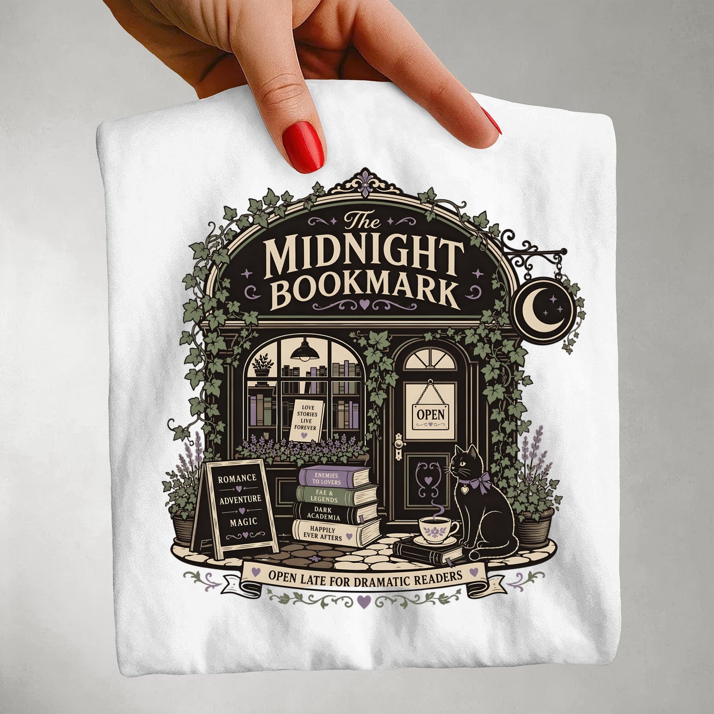Midnight Bookmark T-Shirt