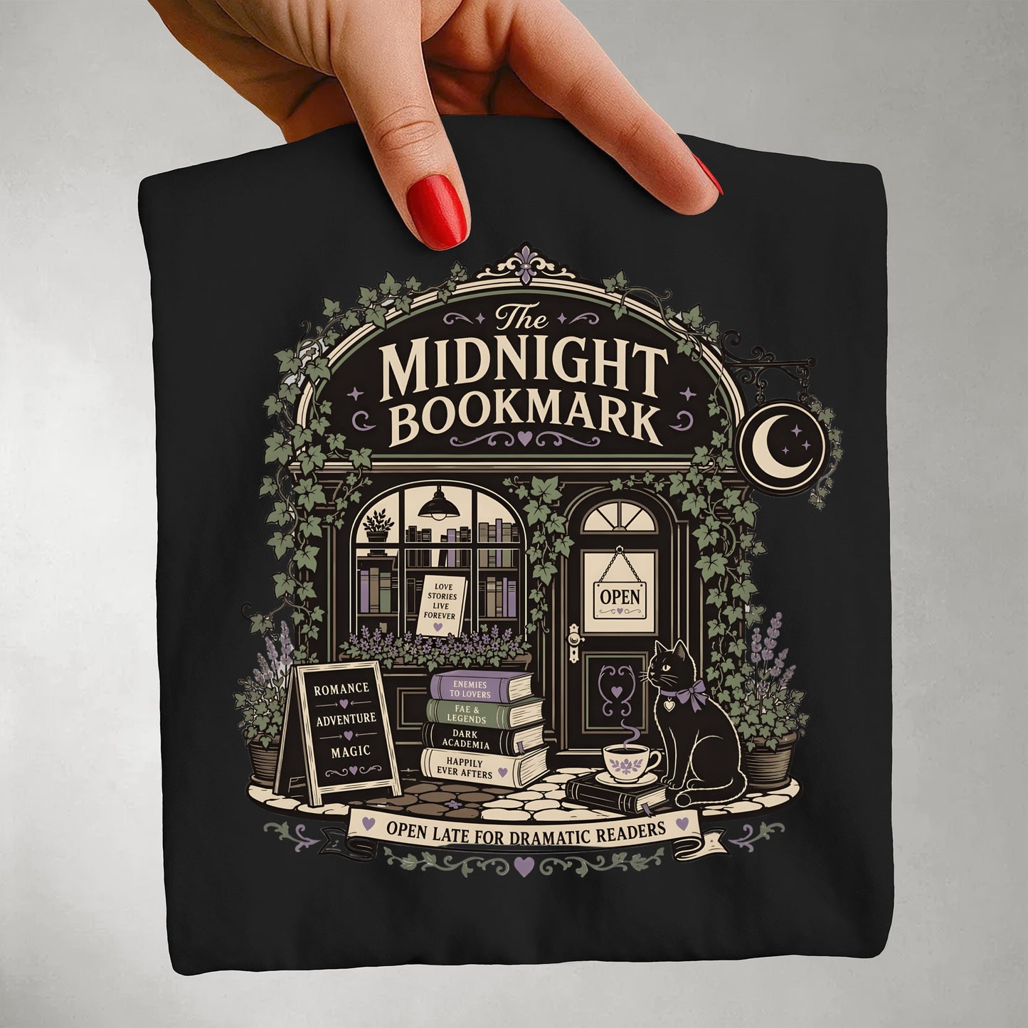 Midnight Bookmark T-Shirt