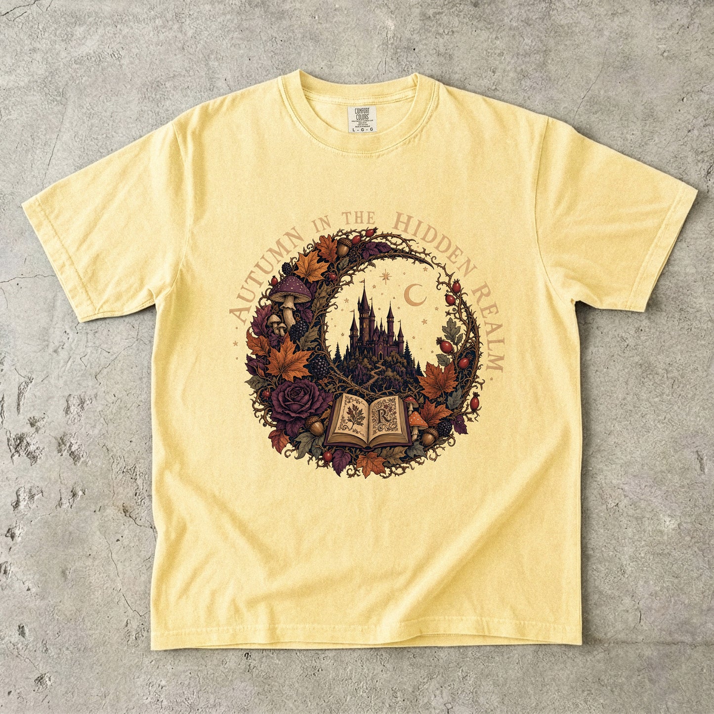 Autumn in the Hidden Realm Romantasy Reader T-Shirt