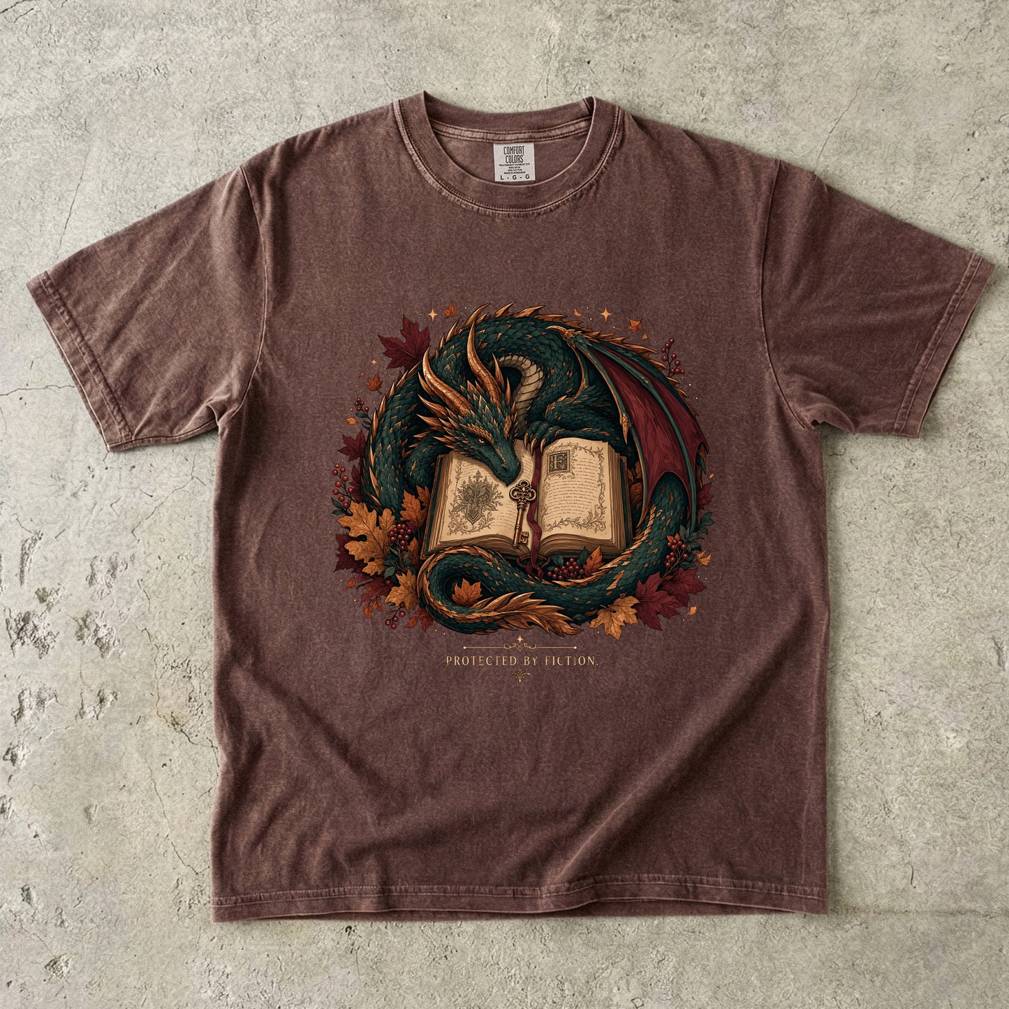 Protected by Fiction Romantasy Reader T-Shirt