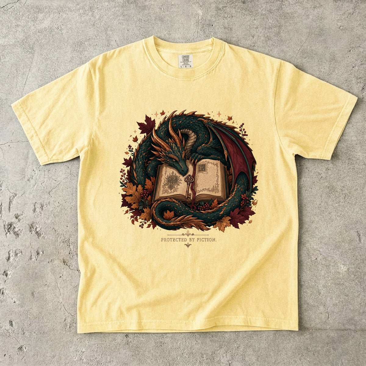 Protected by Fiction Romantasy Reader T-Shirt