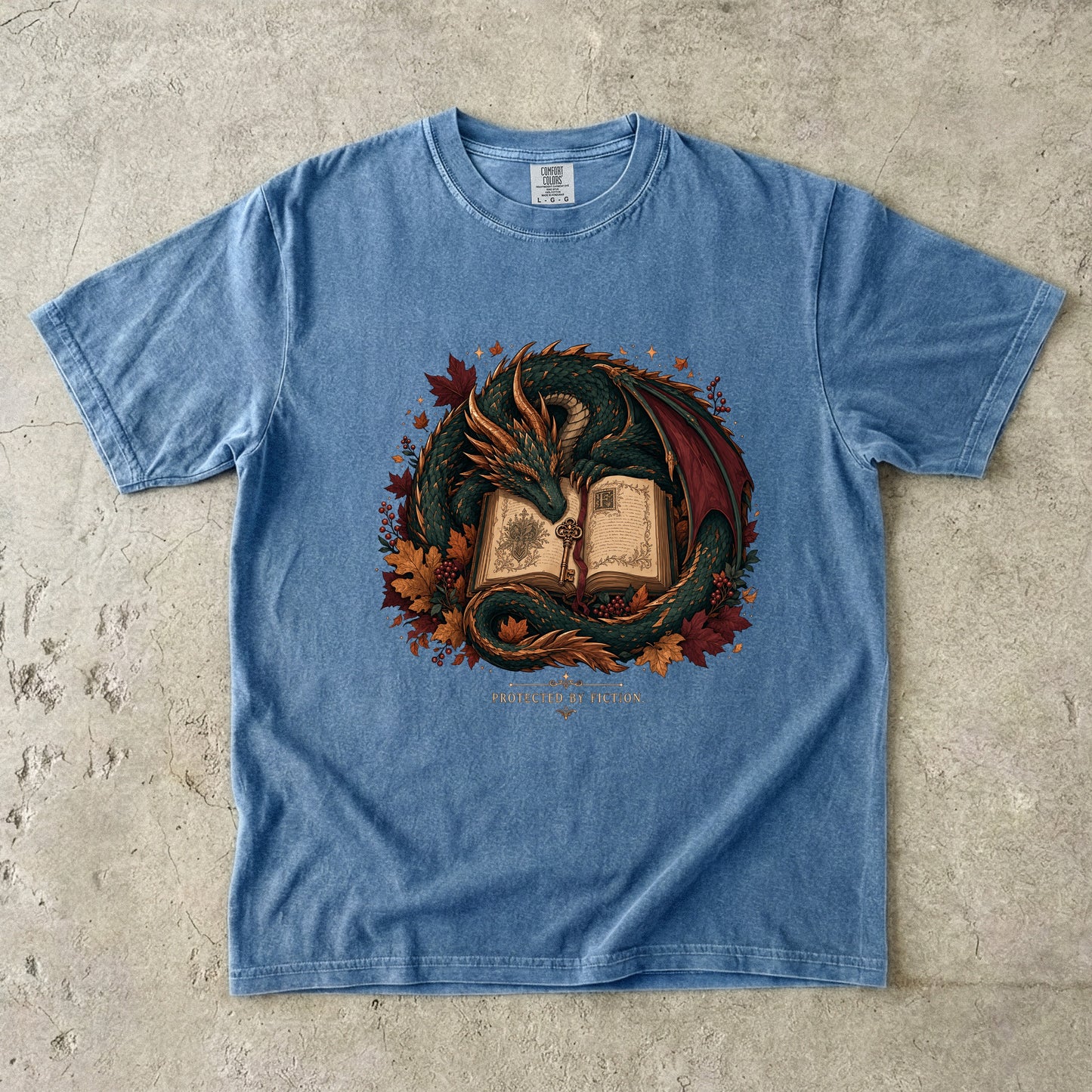 Protected by Fiction Romantasy Reader T-Shirt