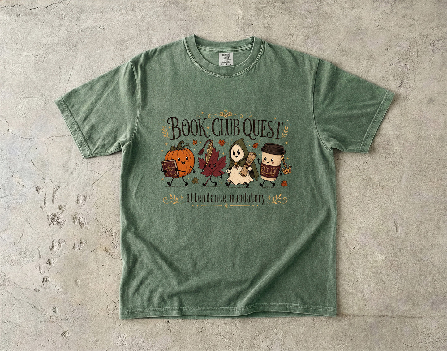Book Club Quest Romantasy Reader T-Shirt