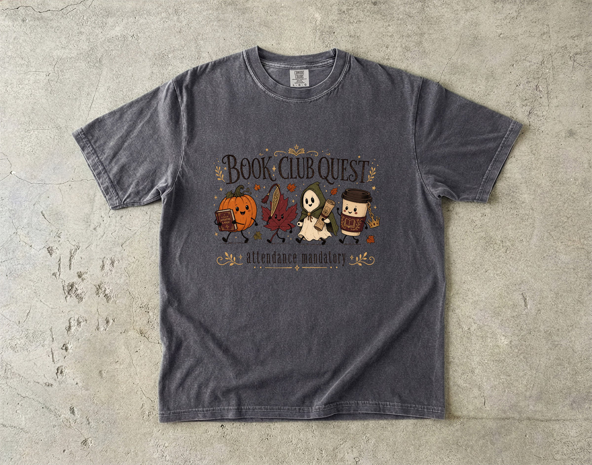 Book Club Quest Romantasy Reader T-Shirt