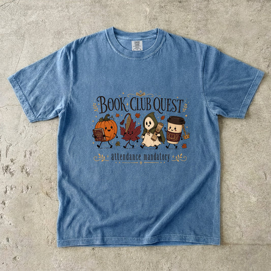 Book Club Quest Romantasy Reader T-Shirt