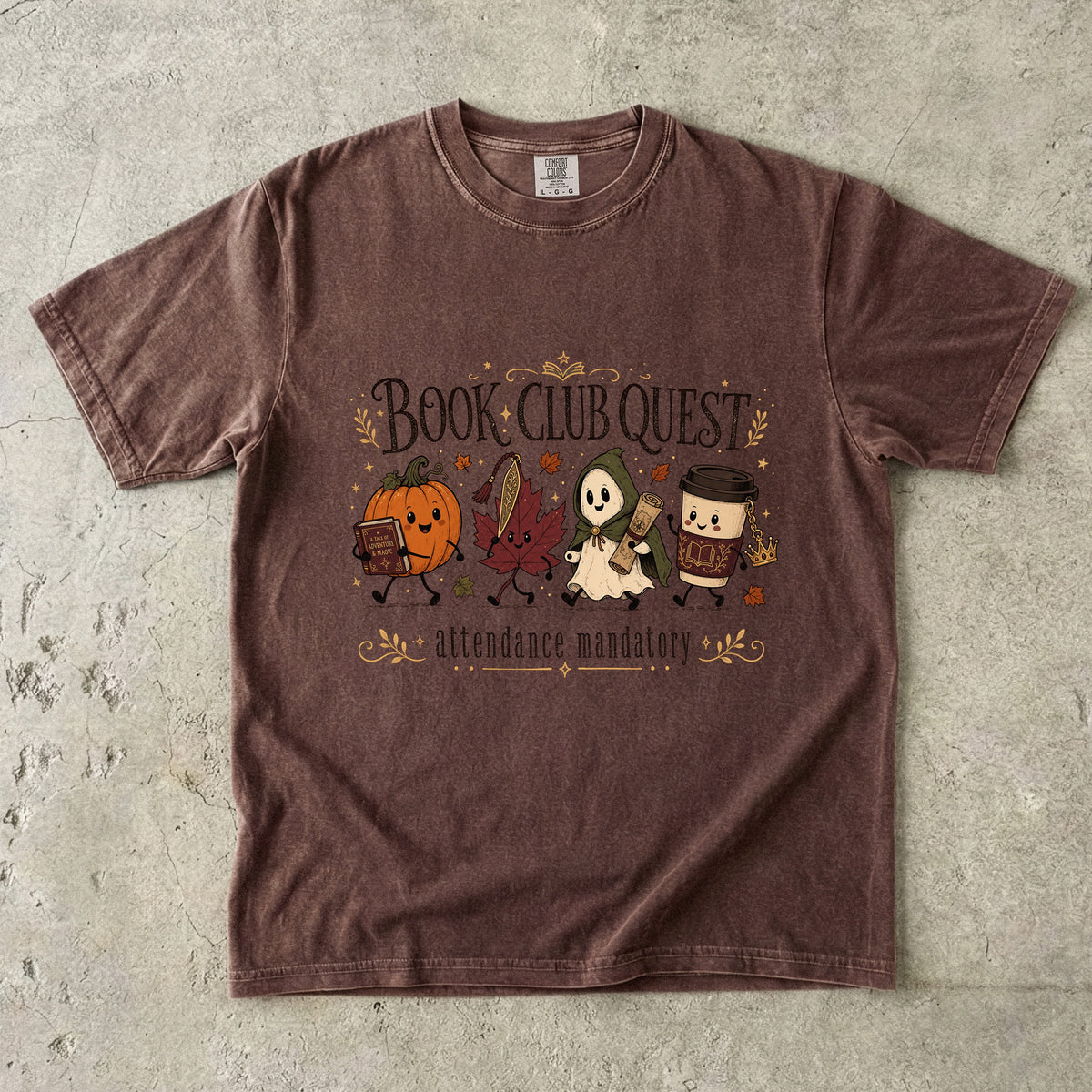 Book Club Quest Romantasy Reader T-Shirt