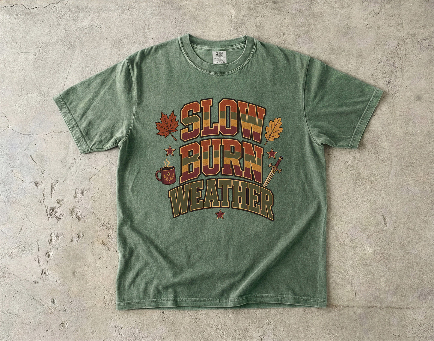Slow Burn Weather Romantasy Reader T-Shirt