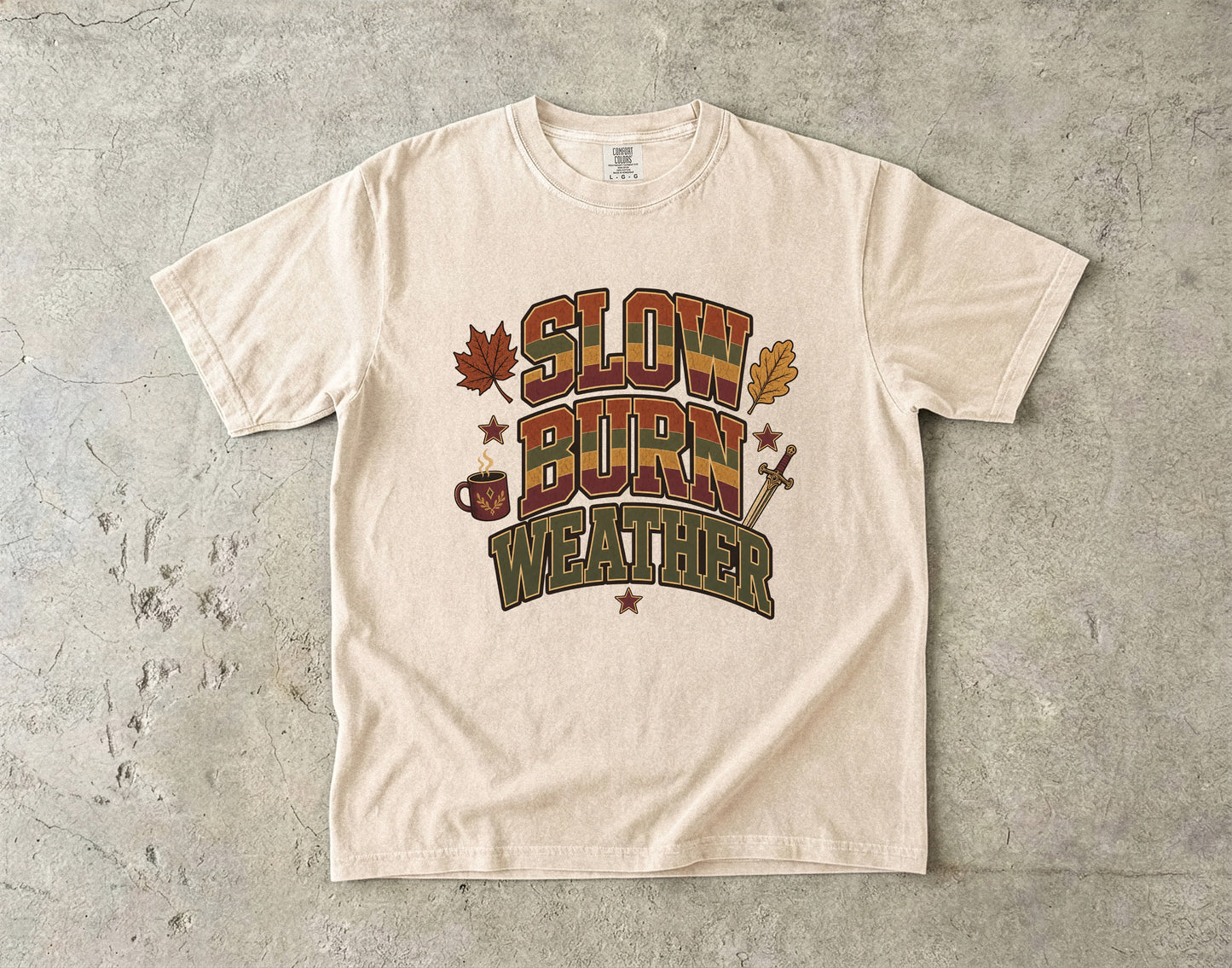 Slow Burn Weather Romantasy Reader T-Shirt