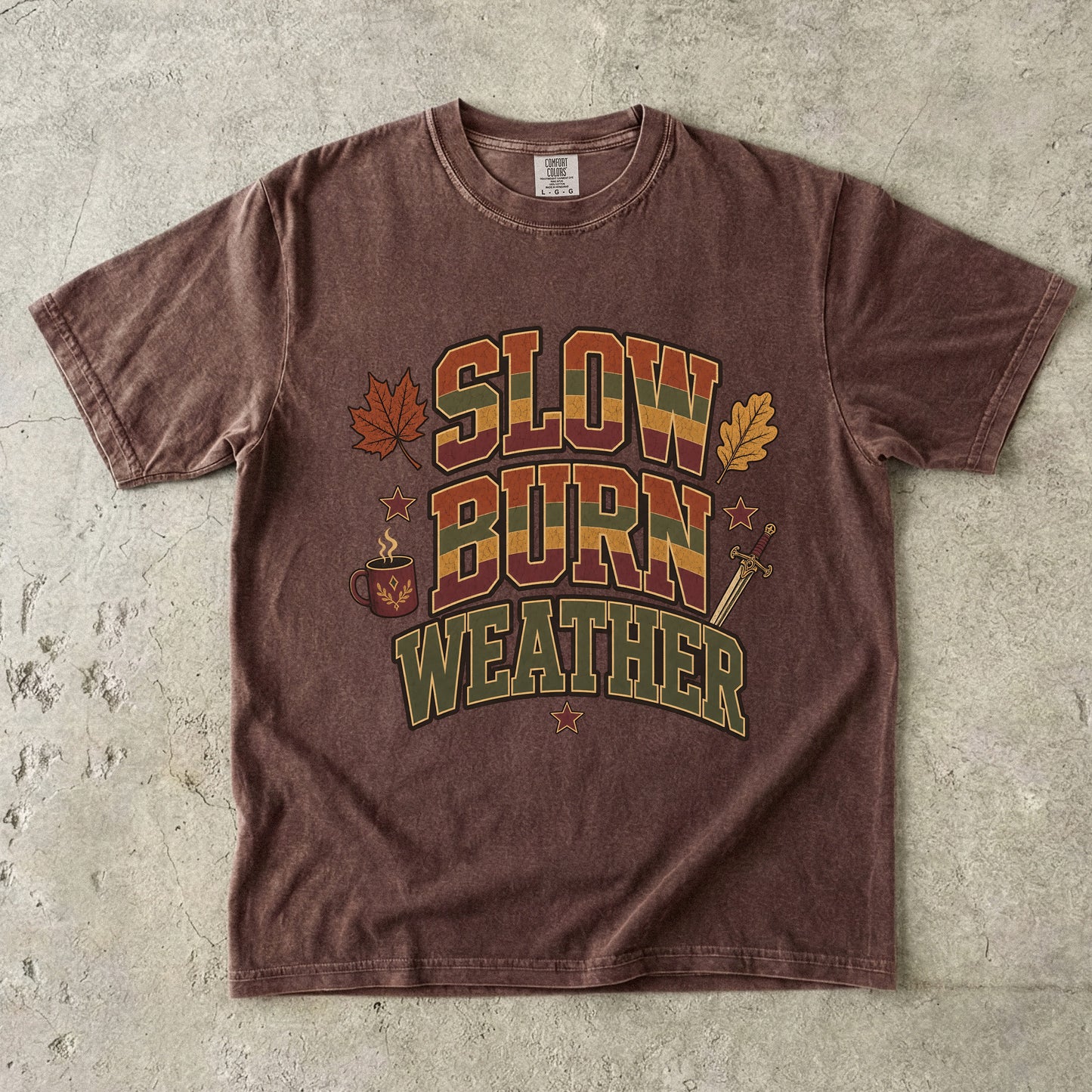 Slow Burn Weather Romantasy Reader T-Shirt
