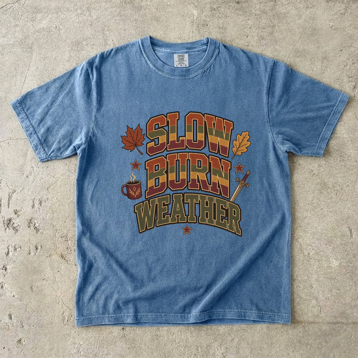 Slow Burn Weather Romantasy Reader T-Shirt