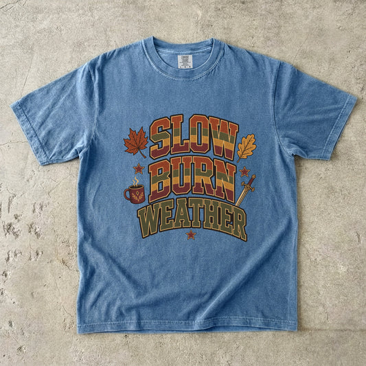 Slow Burn Weather Romantasy Reader T-Shirt
