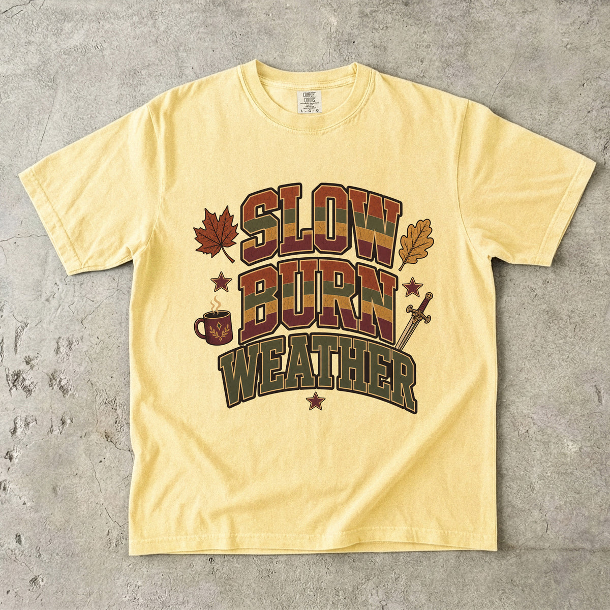 Slow Burn Weather Romantasy Reader T-Shirt