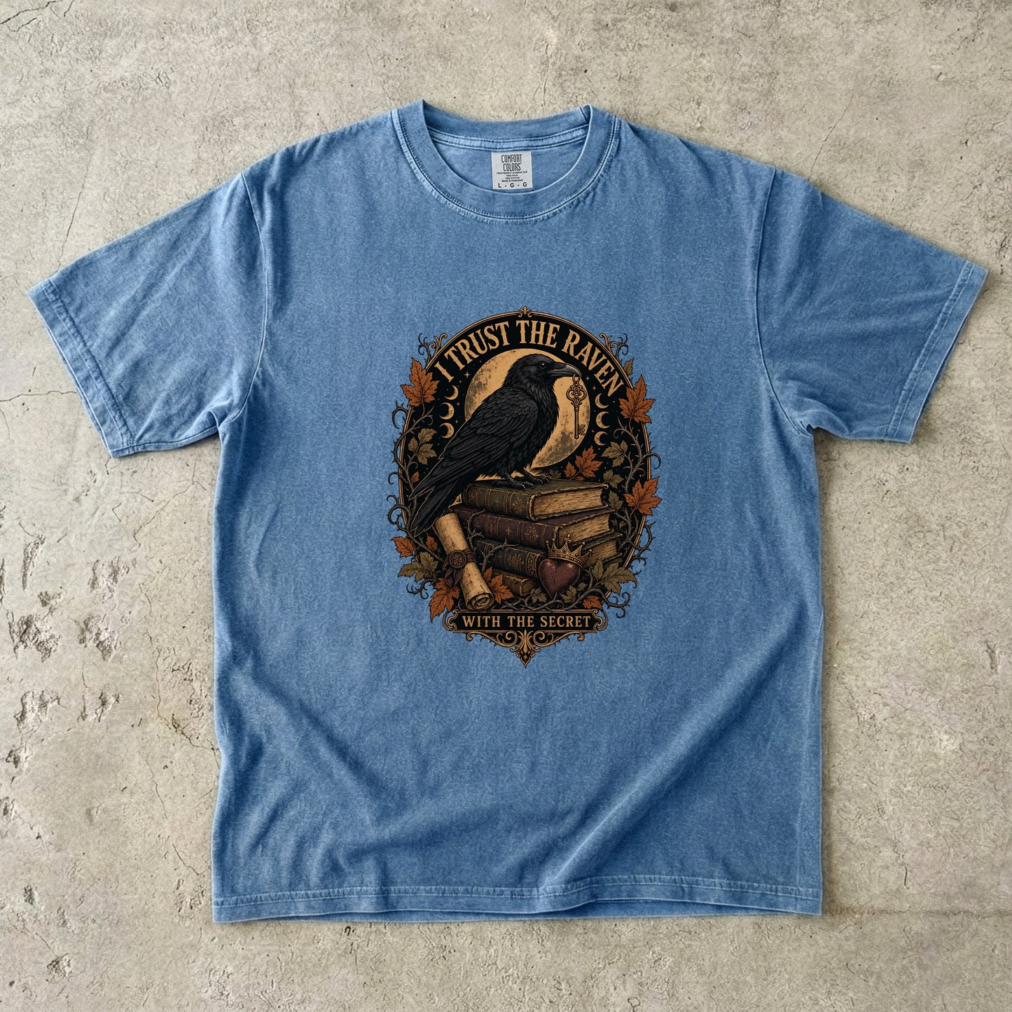 I Trust the Raven With the Secret Romantasy Reader T-Shirt